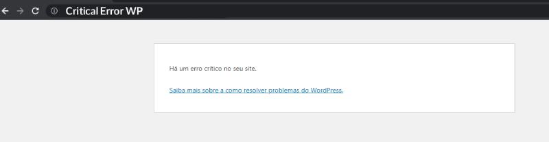 Critical Error