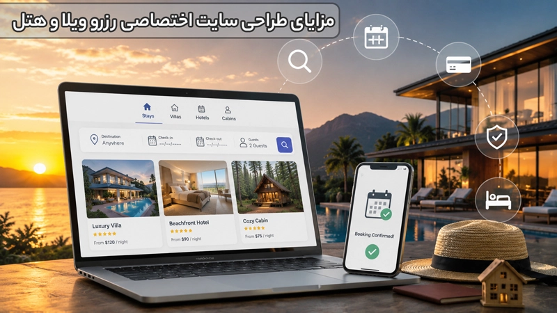 مزایای طراحی سایت اختصاصی رزرو ویلا و هتل
